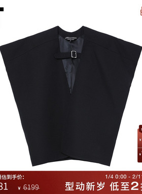 IT CDG COMME des GARÇONS HOMME PLUS男宽松廓形披肩时髦设计感