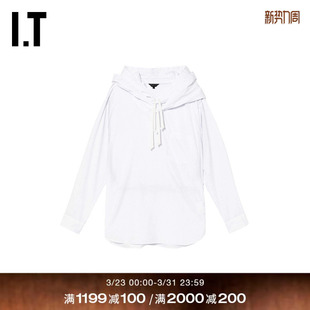 des GARCONS HOMME 解构感叠层连帽衬衫 COMME PLUS男装 CDG