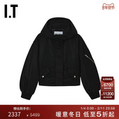 帅气酷感棉服外套665682XP 连帽拉链夹克新款 STAND STUDIO女装