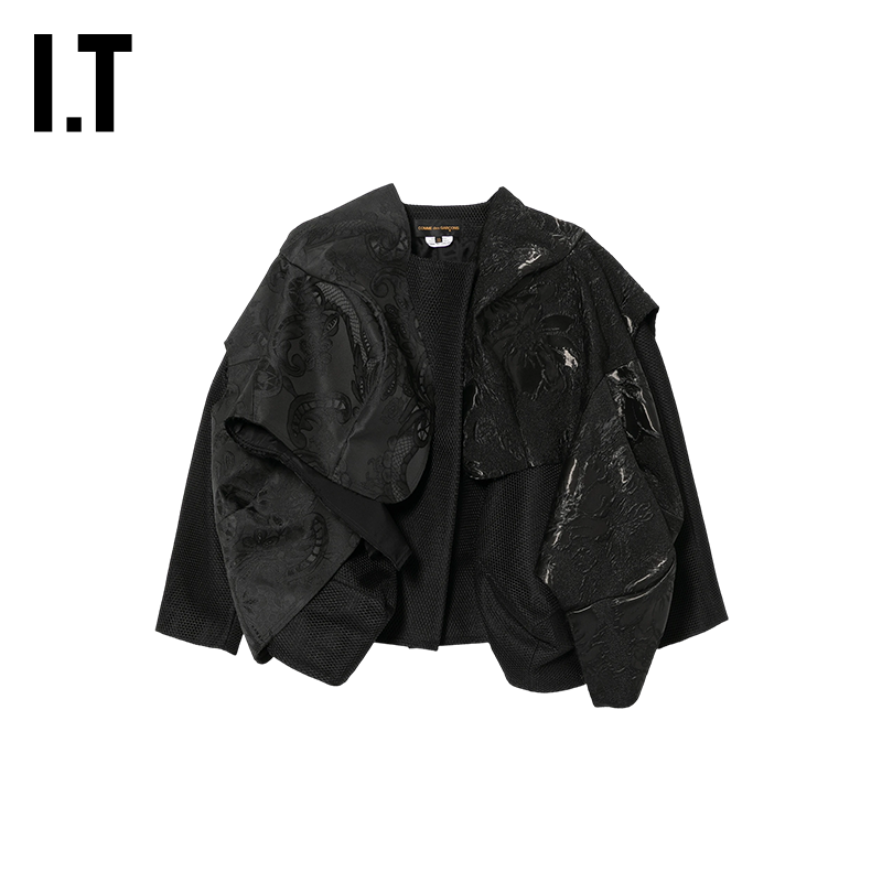 IT CDG COMME des GARCONS女装立体剪裁夹克外套新款解构设计感