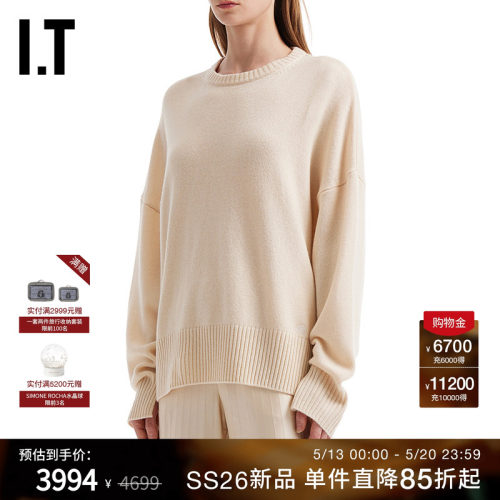 ITLouLouStudio宽松圆领针织衫