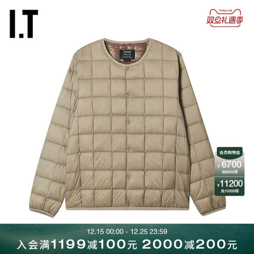 ITTAION圆领羽绒外套时尚质感
