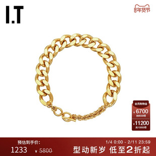 IT JW Anderson女款粗链条项链时髦帅气饰logo金属时髦配饰2OT000