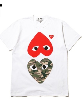 IT COMME des GARÇONS PLAY男装短袖T恤2019秋季新品爱心248MA