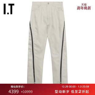 新款 Owens男装 饰拖地长裤 潮酷拉链装 时尚 裤 西装 喇叭裤 Rick