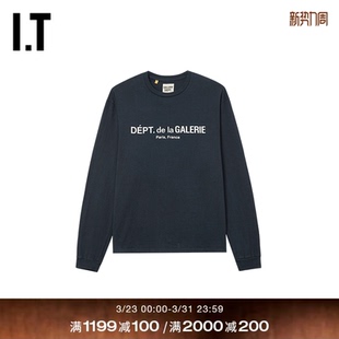 GALLERY 休闲基础款 DEPT.男装 T恤新款 圆领上衣TOP037MQ 长袖