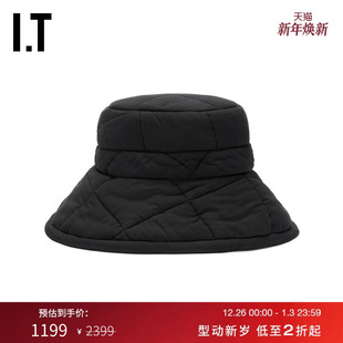 时尚 绗缝渔夫帽新款 trading女款 质感宽檐平顶盆帽KPPNNYXN egg