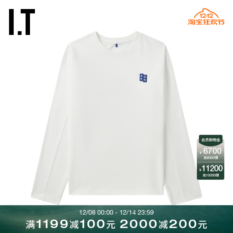ITADERerror合身长袖T恤