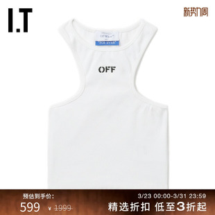 短款 修身 WHITE™女装 工字背心860110XM OFF