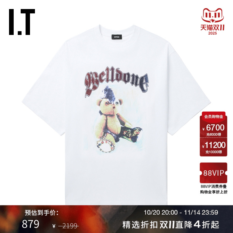 ITWe11Done廓形落肩T恤