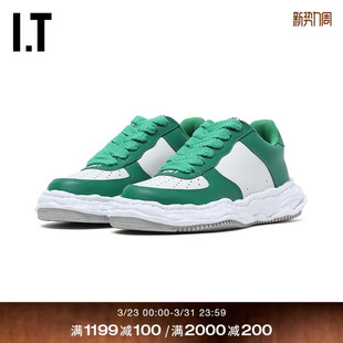 Mihara 青春潮流拼色板鞋 Yasuhiro女款 新款 W706GRNM 厚底运动鞋