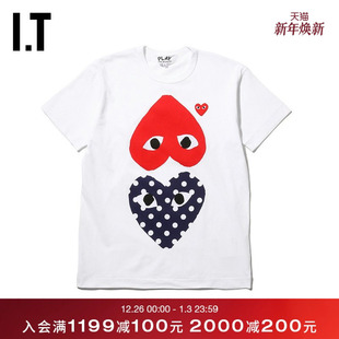 GARÇONS PLAY男装 短袖 新品 des T恤2019秋季 爱心240MA COMME