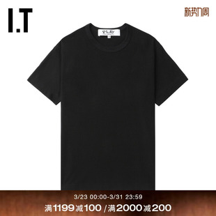 COMME PLAY des GARCONS川久保玲情侣款 T恤 合身纯色短袖 CDG