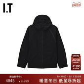 连帽拉链夹克新款 JUUN.J男装 帅气户外风宽松纯色外套839P71MP