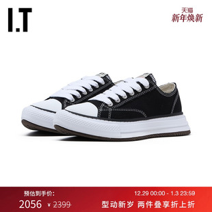 Mihara 潮酷有型尖头运动鞋 Yasuhiro女款 新款 702BLA 系带帆布鞋