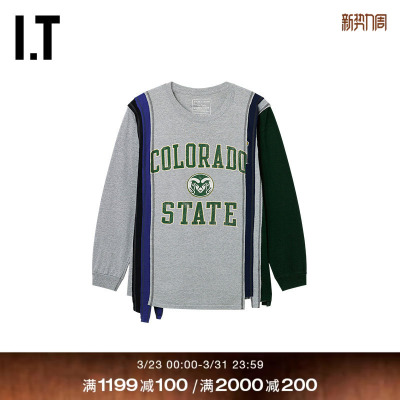 ITNEEDLES圆领长袖T恤