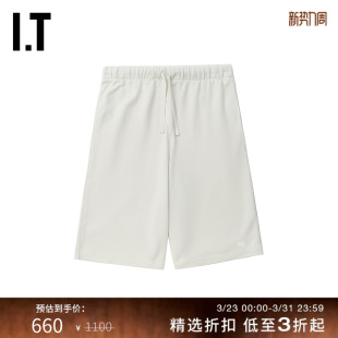 直筒裤 新款 简约舒适休闲裤 五分裤 纯色短裤 中裤 EMINAXXM IRO女装