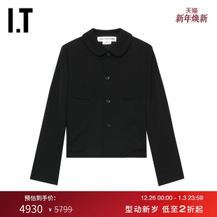 CDG GIRL女装 COMME GARÇONS 纯色翻领夹克外套气质大方 des