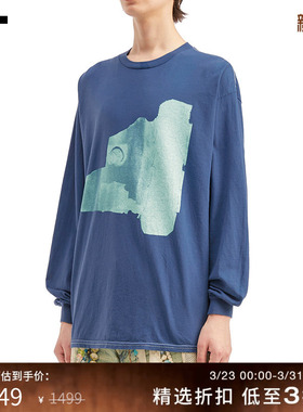 IT WESTFALL男装长袖T恤新款简约休闲图案印花圆领上衣06T028MP