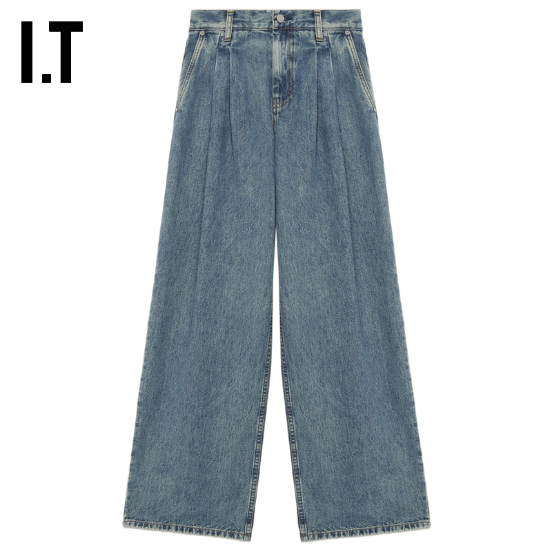 ITHELMUTLANG宽松牛仔长裤