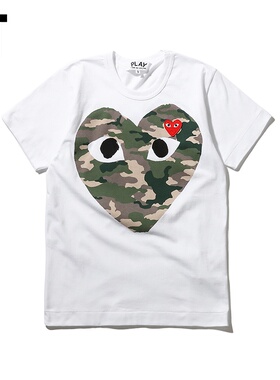 IT COMME des GARÇONS PLAY女装短袖T恤2019秋季新品爱心241XA