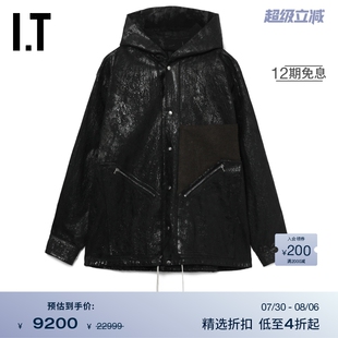 連帽牛仔夾克新款 Rick Owens男裝 潮酷型男寬松外套713BMTMN