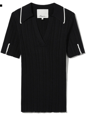 IT 3.1 Phillip Lim女装V领短袖针织衫新款大方气质上衣70108PXM