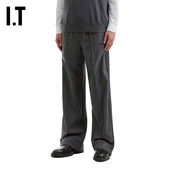 121P21MQ 西装 JUUN.J男装 时尚 直筒裤 新款 休闲裤 裤 质感宽松长裤