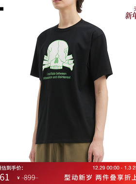 IT UNDERCOVER高桥盾男装短袖T恤新款酷感暗黑图案印花半袖3805MP