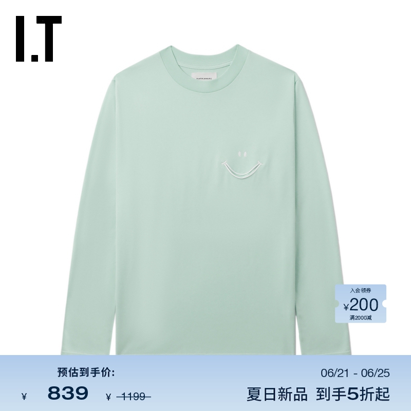 ITMARKAWARE合身长袖T恤