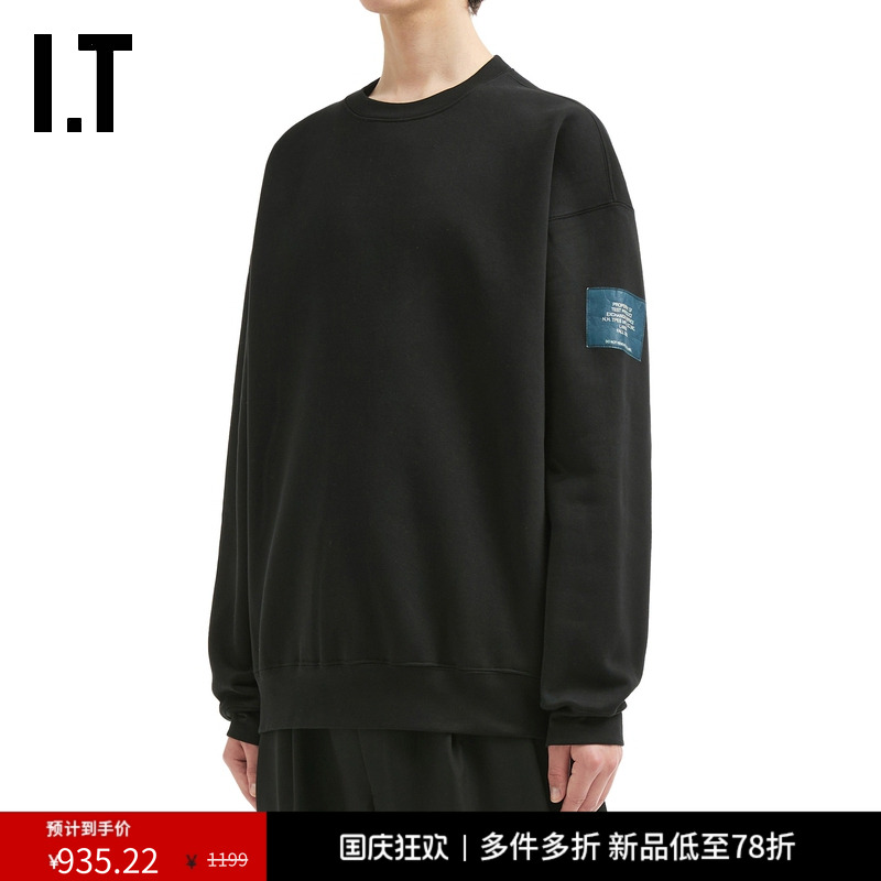 ITN.HOOLYWOOD纯色圆领卫衣
