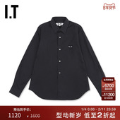 CDG 衬衫 PLAY des 长袖 COMME GARÇONS川久保玲女装 纯色饰爱心