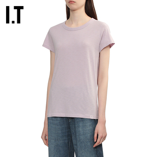 IT rag & bone女装合身短袖T恤新款休闲基础款纯色内搭RE8C25XQ