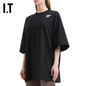 We11Done女装 中长款 落肩T恤新款 休闲随性宽松廓形半袖 073UBKXQ