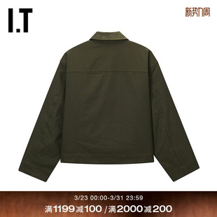 rag 夹克新款 翻领工装 复古时髦翻领外套RA9B25XQ bone女装