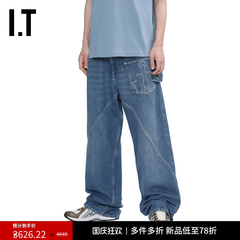 ITJWAnderson宽松牛仔长裤
