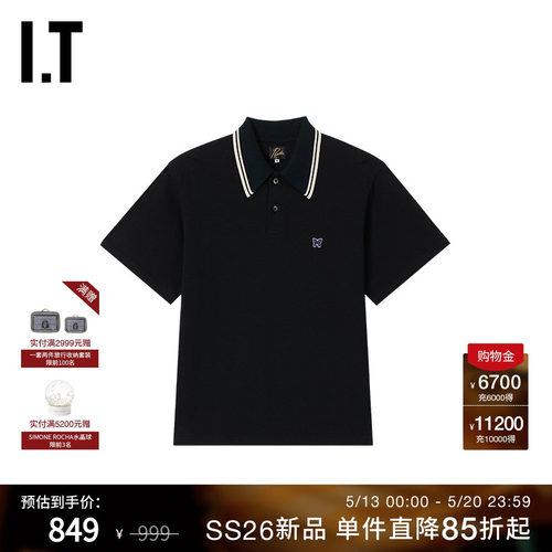 ITNEEDLES短袖polo衫时尚气质