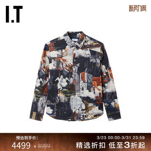 OFF 饰牛仔衬衫 WHITE™男装 满幅图案装 新款