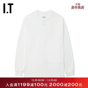 T恤新款 合身长袖 Owens男装 简约休闲纯色圆领上衣5266JAMO Rick