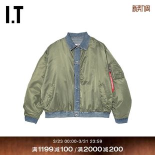 拼接牛仔夹克新款 WATANABE男装 潮酷有型外套WQJ911MQ JUNYA