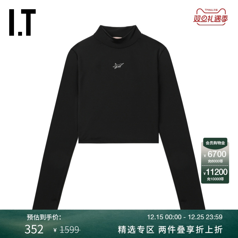 ITBAPY小高领长袖上衣