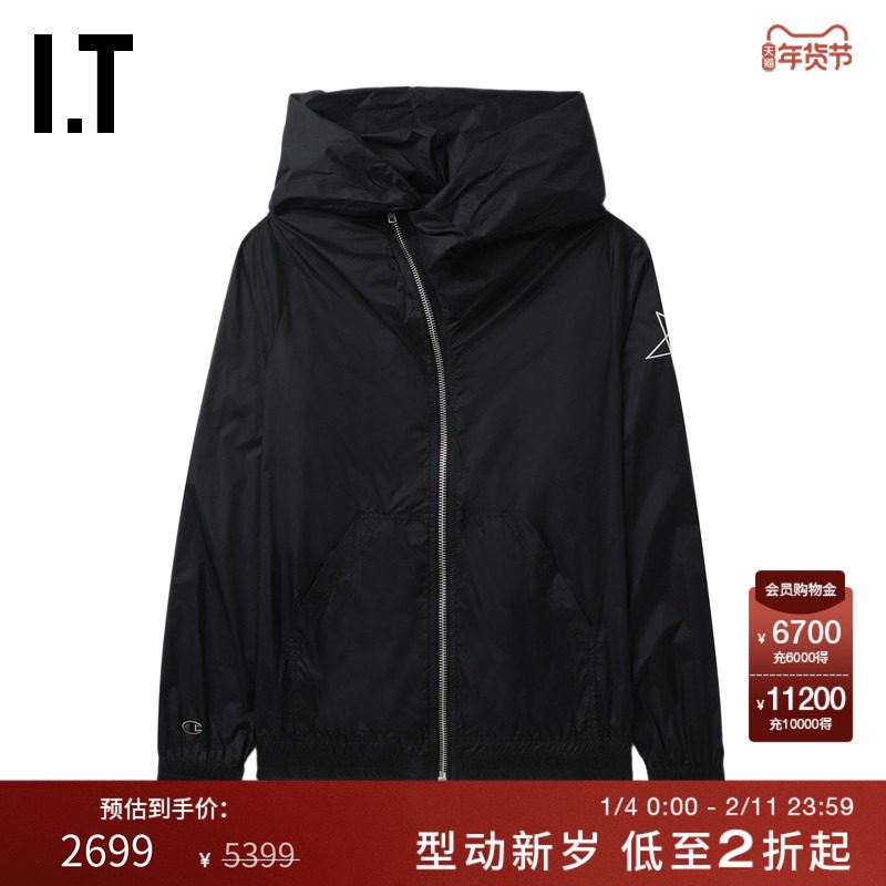 IT Rick Owens女装连帽拉链夹克新款率性街头斜拉链外套0664NYXO,女装/女士精品,短外套,淘宝优惠券,粉丝福利购,淘宝优惠卷