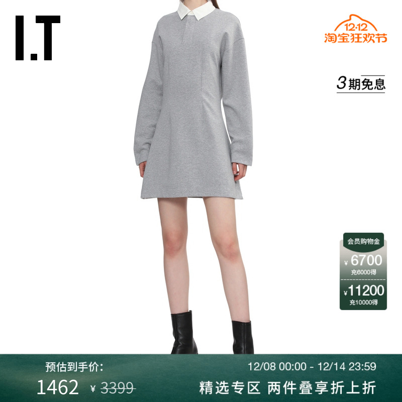 ITJWAndersonpolo领长袖连衣裙