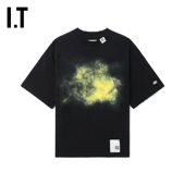 Mihara 个性 Yasuhiro女装 短袖 T恤新款 街头笑脸图案印花半袖