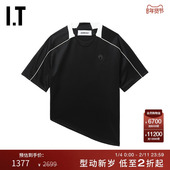 AMBUSH女装 不规则衣摆短袖 上衣新款 潮流运动风半袖 T恤A044S2XM