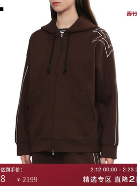 IT BAPY女装连帽拉链夹克新款青春活力宽松休闲卫衣外套HJ3213AP