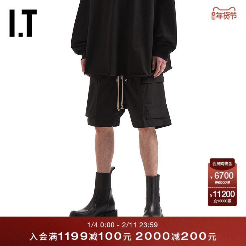 IT Rick Owens男装落裆短裤新款潮流街头风宽松休闲裤2360TEMQ,男装,短裤,淘宝优惠券,粉丝福利购,淘宝优惠卷