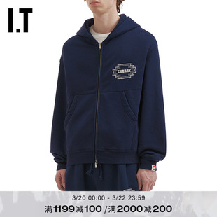 IT CHERRY LOS ANGELES男装连帽拉链卫衣新款休闲活力外搭ABLUMQ
