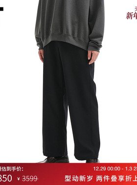 IT MARKAWARE男装西装裤长裤新款简洁通勤纯色直筒裤西裤6PT03CMP