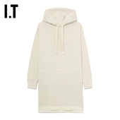 时尚 简约假两件叠层0106XL 中长款 连帽上衣新款 JIL SANDER女装